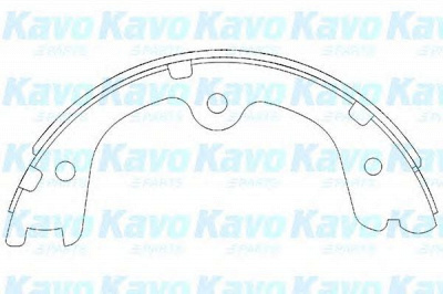 KAVO PARTS kbs7404 -  Комплект тормозных колодок